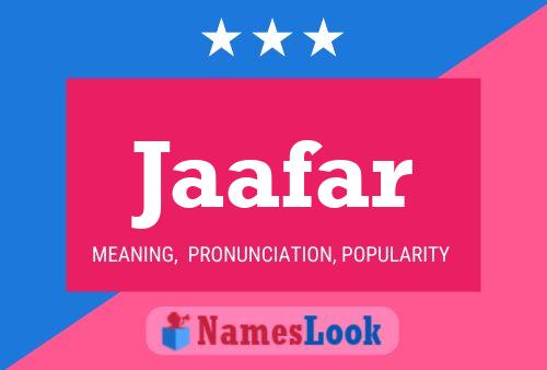 Affiche de nom Jaafar