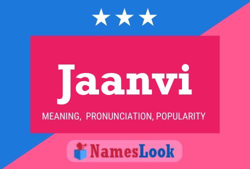 Affiche de nom Jaanvi