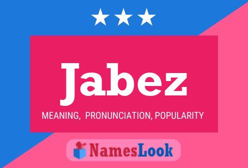 Affiche de nom Jabez