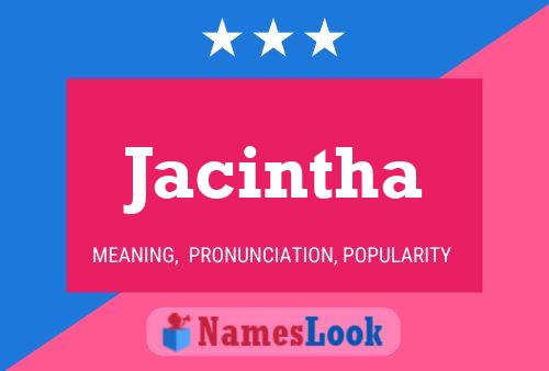 Affiche de nom Jacintha