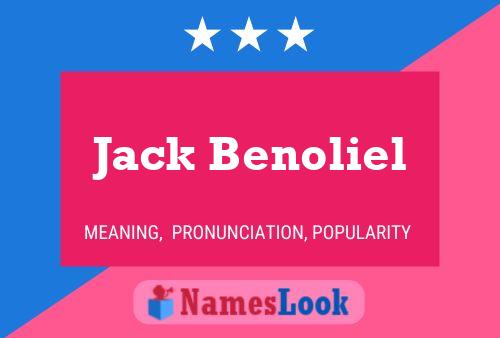 Affiche de nom Jack Benoliel