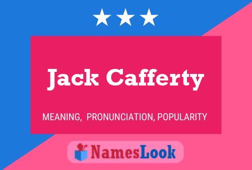 Affiche de nom Jack Cafferty