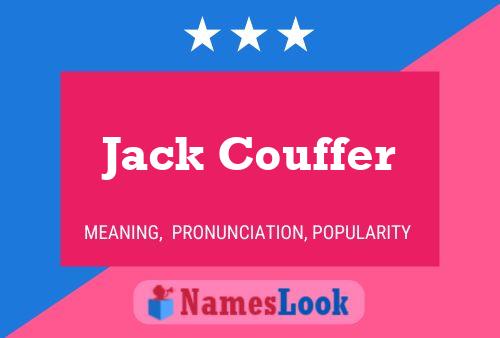 Affiche de nom Jack Couffer