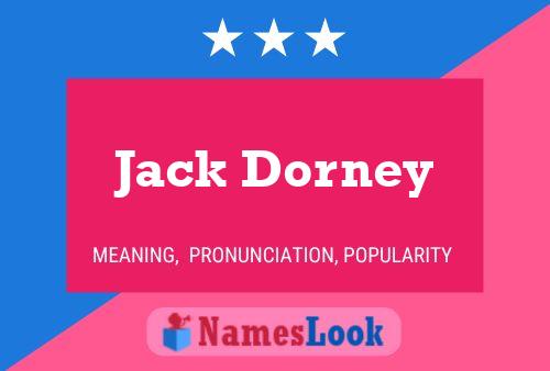 Affiche de nom Jack Dorney