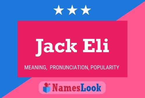 Affiche de nom Jack Eli