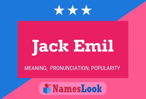 Affiche de nom Jack Emil