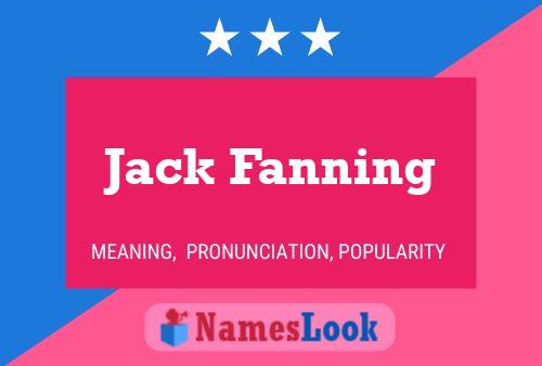 Affiche de nom Jack Fanning