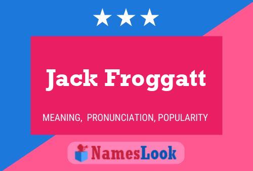 Affiche de nom Jack Froggatt