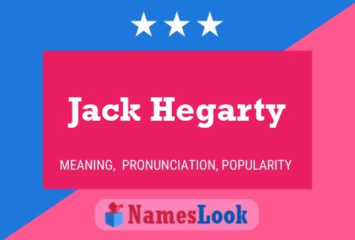 Affiche de nom Jack Hegarty