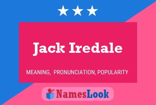 Affiche de nom Jack Iredale