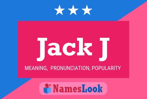 Affiche de nom Jack J