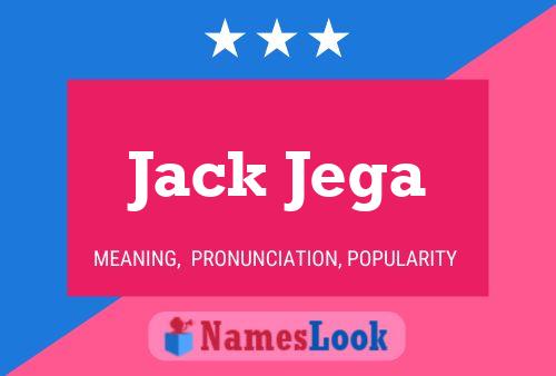 Affiche de nom Jack Jega