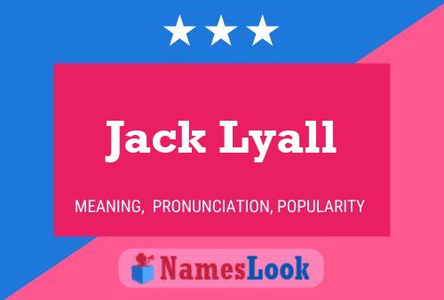 Affiche de nom Jack Lyall