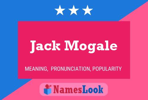 Affiche de nom Jack Mogale