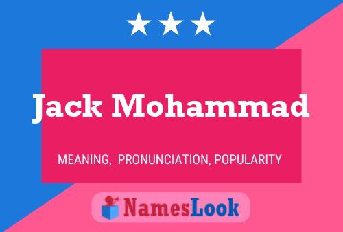 Affiche de nom Jack Mohammad