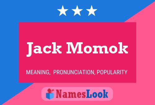 Affiche de nom Jack Momok