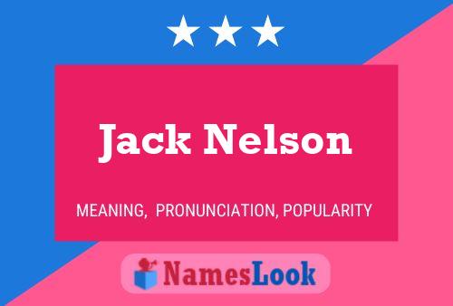 Affiche de nom Jack Nelson