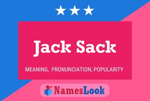 Affiche de nom Jack Sack