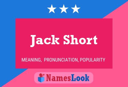 Affiche de nom Jack Short