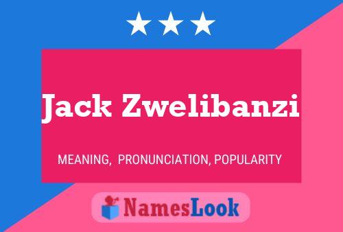 Affiche de nom Jack Zwelibanzi