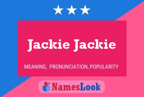 Affiche de nom Jackie Jackie