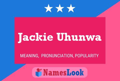 Affiche de nom Jackie Uhunwa