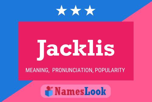 Affiche de nom Jacklis