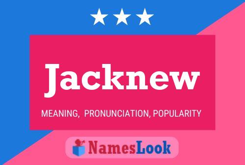 Affiche de nom Jacknew