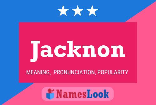 Affiche de nom Jacknon