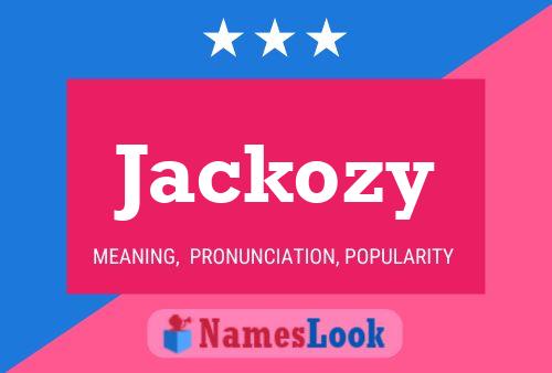 Affiche de nom Jackozy