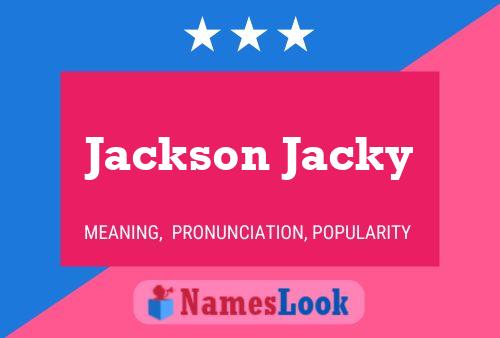 Affiche de nom Jackson Jacky