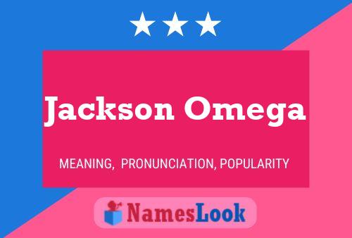 Affiche de nom Jackson Omega