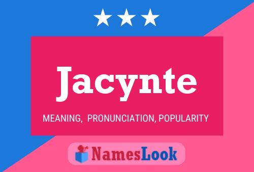 Affiche de nom Jacynte