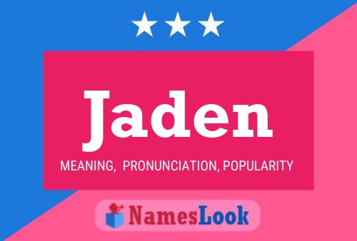 Affiche de nom Jaden