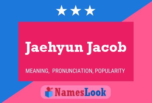 Affiche de nom Jaehyun Jacob