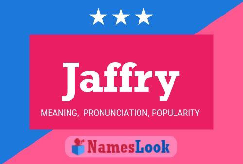 Affiche de nom Jaffry