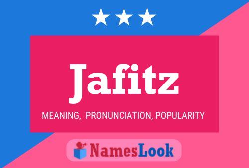 Affiche de nom Jafitz