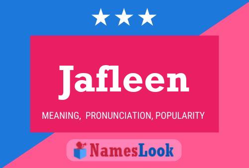 Affiche de nom Jafleen