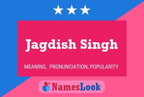 Affiche de nom Jagdish Singh