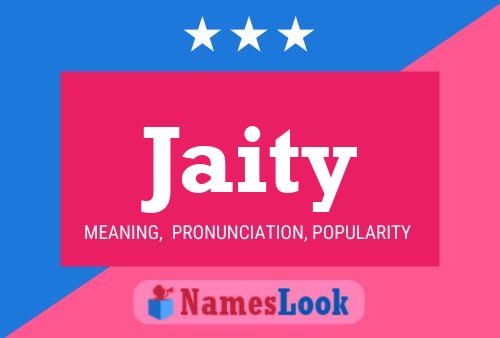 Affiche de nom Jaity