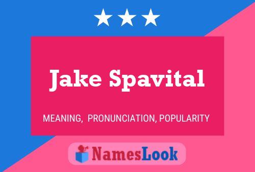 Affiche de nom Jake Spavital