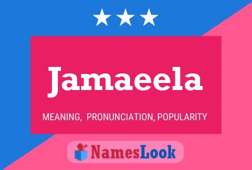 Affiche de nom Jamaeela