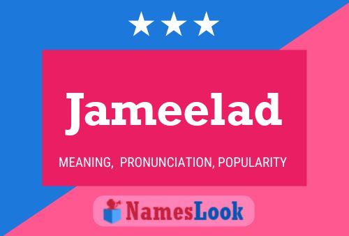 Affiche de nom Jameelad