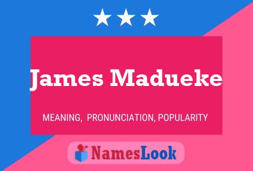 Affiche de nom James Madueke