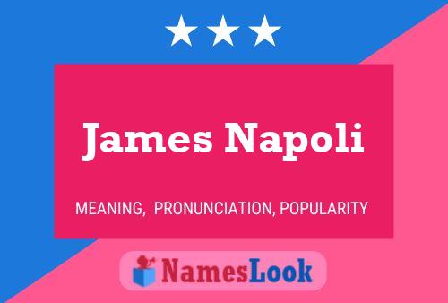 Affiche de nom James Napoli