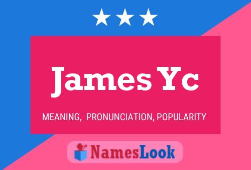 Affiche de nom James Yc