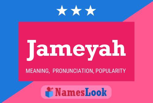 Affiche de nom Jameyah