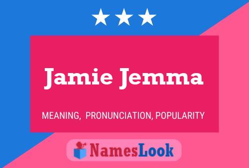 Affiche de nom Jamie Jemma