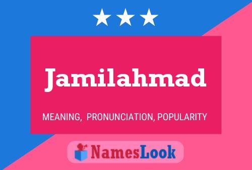 Affiche de nom Jamilahmad