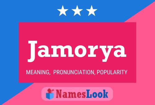 Affiche de nom Jamorya